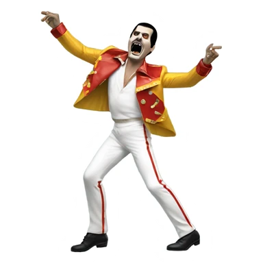 freddie mercury zombie dancing sticker