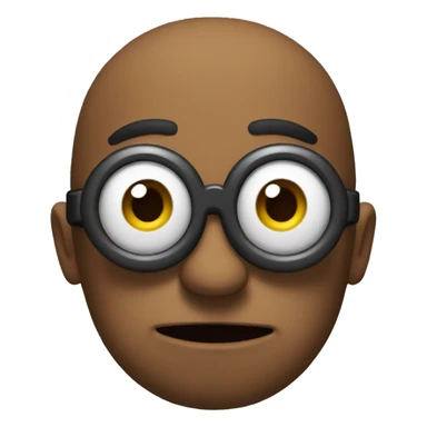 black minion sticker