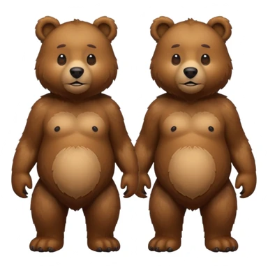 2 Bears , Clone. sticker