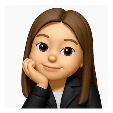 Convert this photo to a 3D emoji in Apple style, preserving the person's identity and expression. The style should resemble Apple's 3D emoji style with smooth, rounded features and vibrant colors, capturing the person's likeness and expression accurately. sticker