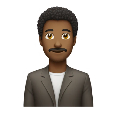 Hombre afro besa mujer sticker