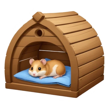 hamster hut sticker