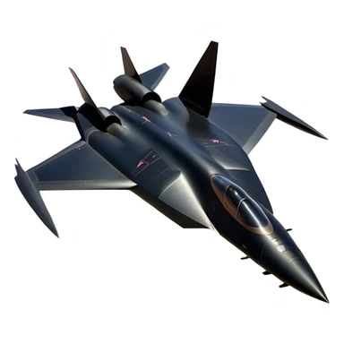 SR-71 Blackbird - Lockheed Martin (Stealth Grey) A sleek, high-speed reconnaissance aircraft with an elongated, needle-like fuselage and a smooth, aerodynamic design. The body is finished in a deep, matte jet-black with subtle panel lines and heat-resistant detailing. Its twin engines are seamlessly integrated into the structure, with sharp, swept-back wings that emphasize speed and stealth. The cockpit canopy is tinted, adding to its mysterious, high-tech aesthetic, while the overall silhouette exudes an aura of unmatched velocity and secrecy. sticker