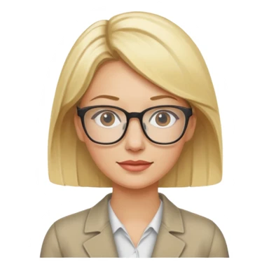 blonde la trentaine qui travaille sticker