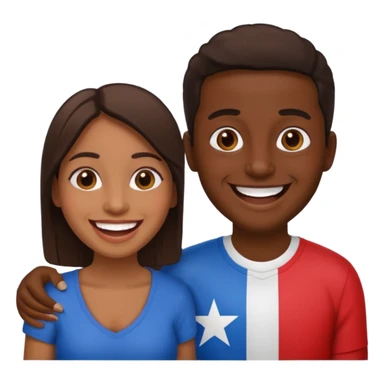 amigos puerto riqueños dos  sticker