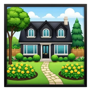 Home and garden sticker