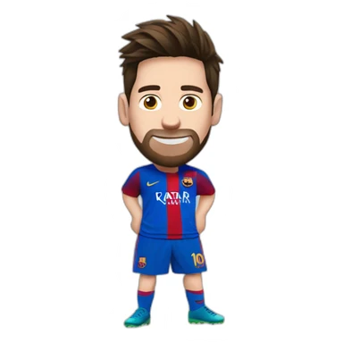 Messi en train de fumer sticker