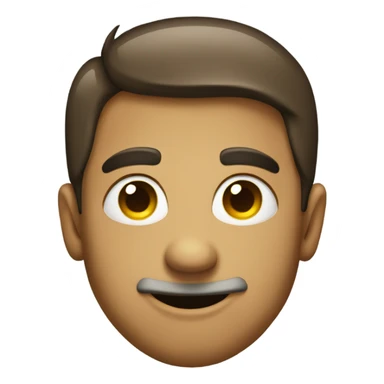 smirk with tongue sticker