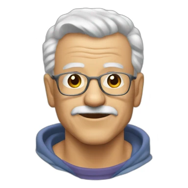 old man 90s webcam sticker