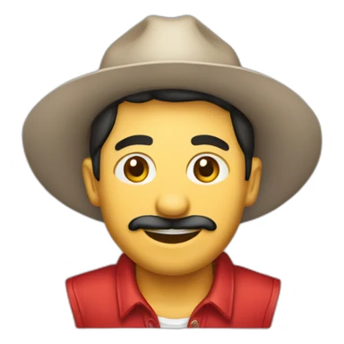 Vendedor de loja camisa vermelha  sticker