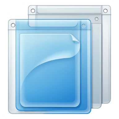 Punched pockets for documents  sticker