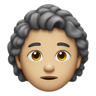 An emotionally cold person sticker