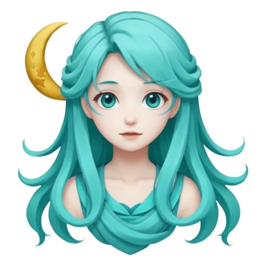 Hazy moon miku sticker