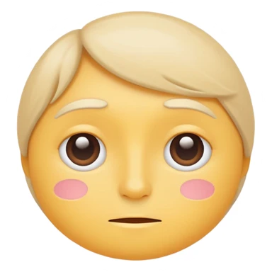 minimal flat emoji with mild tension,
slightly raised eyebrows,
thoughtful expression,
balanced emotion,
soft pastel tones,
modern health tracking app style,
transparent background,
vector illustration
 sticker