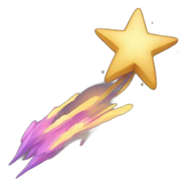 Shooting Star Space sticker