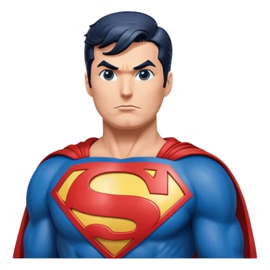Donald trumps face on Superman’s body sticker