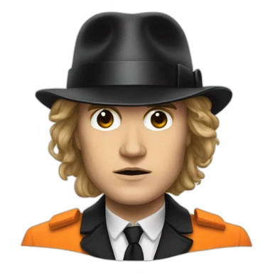 Alex DeLarge Clockwork Orange sticker