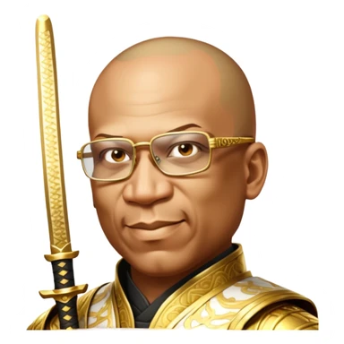 Golden Samurai sticker