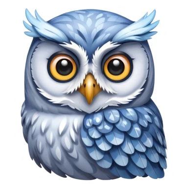 🦉 le mm hibou mais glacé  sticker