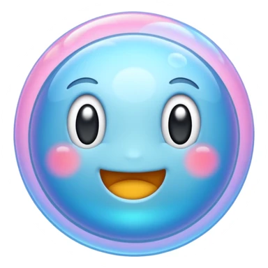 bubble that spells hello sticker