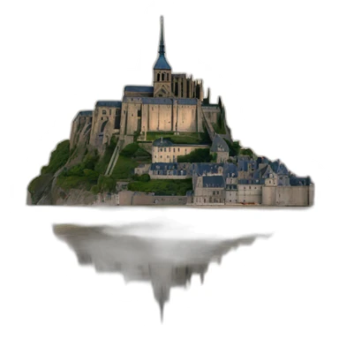 Mont saint Michel Normandie sticker