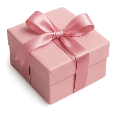 pink gift box sticker