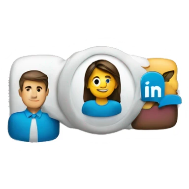 linkedin logo sticker