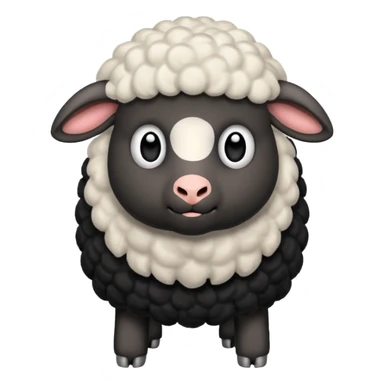 black sheep flipping the bird sticker