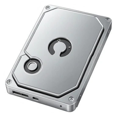 brain like an external hard drive sticker