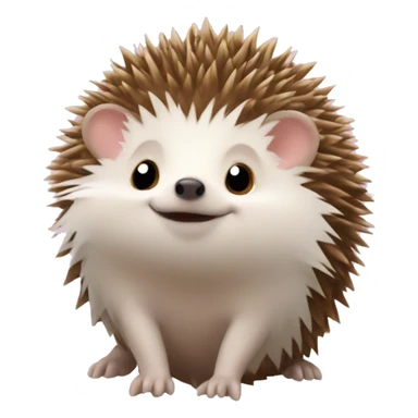 hedgehog with ྀིྀ sticker