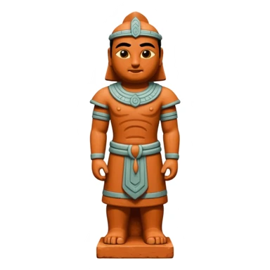 Terracotta guardian,Museum Statues. sticker