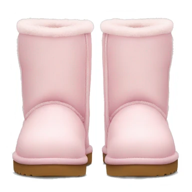 light pink mini uggs sticker