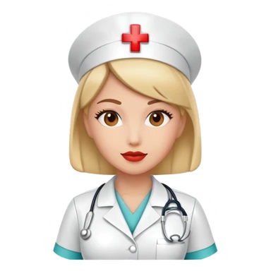 Latex nurse  sticker