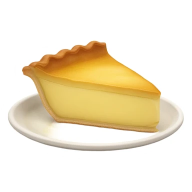 a slice of custard pie sticker