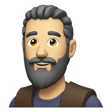 discord mod with neck beard sticker