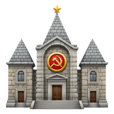 building of the USSR Foundation sticker