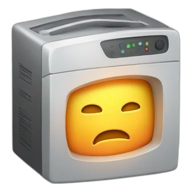 computer overheating sticker