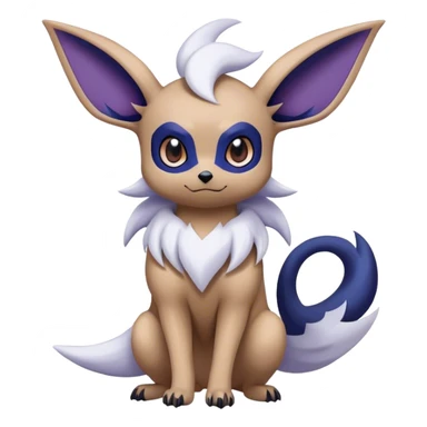 Cool Cute Kawaii Noibat-Eevee-Absol-Eevee-Pokemon Full Body  sticker