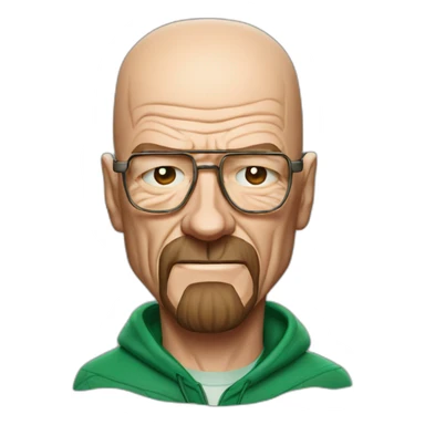 walter white with spiderman suit sticker