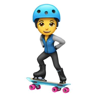 Patines profesionales sticker