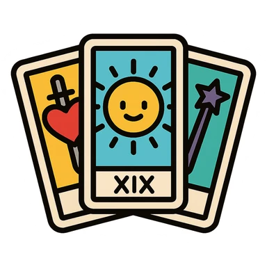 spread tarot cards sticker