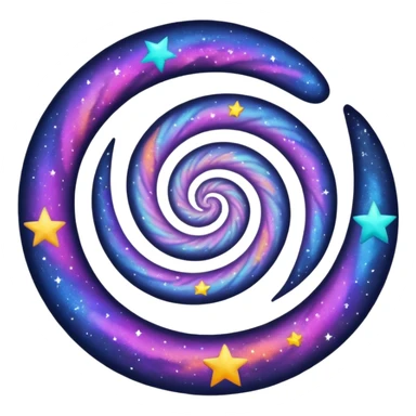 a galaxy sticker