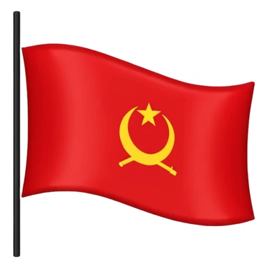 Dravida munnetra kalagam with black color above and red color below sticker