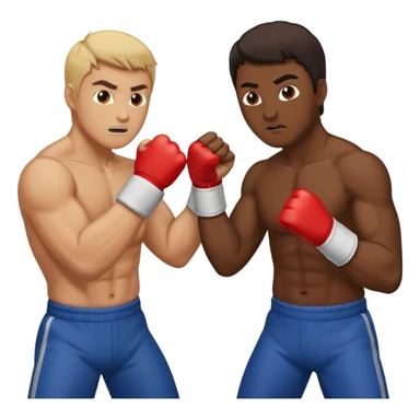 Two Man’s fighting sticker