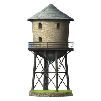 old stone watertower sticker