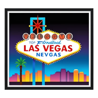 make a vegas emoji simpke sticker