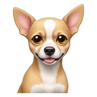 Perrito Snawzer con perrito Chihuahua sticker