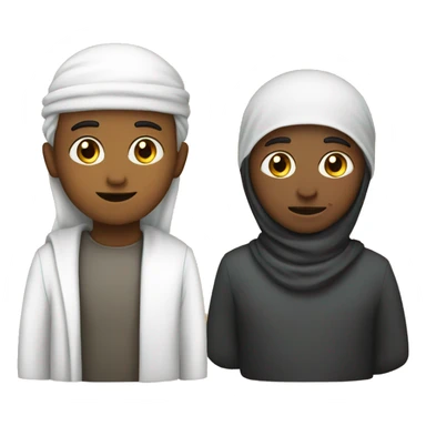 Christian und muslim  sticker