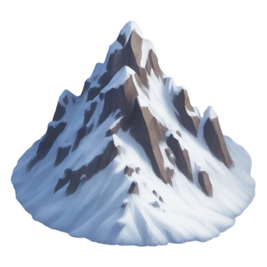 Snow covered mountains  sticker