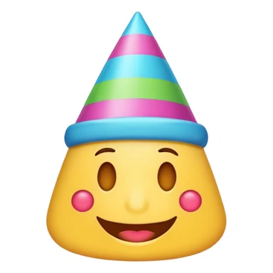 the letters Tmj with a party hat emoji sticker